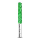 Cumpara ieftin Freză cilindrică cu tăiere frontală, &Oslash; 6,4 mm, coadă 6 mm, Granulatie Saburr ASPRA - VERDE