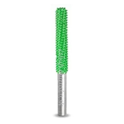 V&amp;aacute;lec z Činn&amp;yacute;m čelom pr- 6,4 mm stopka 6mm, Granulatie Saburr ASPRA - VERDE foto