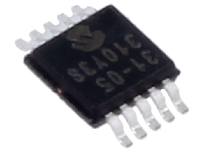 Convertor A/D 16bit 500ksps MSOP10