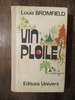 LOUIS BROMFIELD - VIN PLOILE , ED. CARTONATA foto