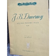 Partitura,Studii pentru pian, Op.276 - J.B. Duvernoy