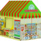 Cort de joaca pentru copii, Supermarket, multicolor, LeanToys, 3674, 103x93x69 cm