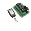 Modul 4 relee / canale cu telecomanda 12v 220v 433mhz