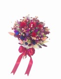 Buchet de Flori Eventissimi - Plante Uscate, Multicolor, predominant Grena, Eventissimi&reg;