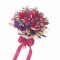 Buchet de Flori Eventissimi - Plante Uscate, Multicolor, predominant Grena