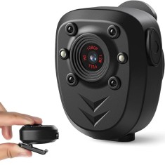 Mini Camera de Corp video Portabila 1080P, Night Vision, Infrarosu, Recorder pentru Politie, Securitate, Acasa sau Exterior