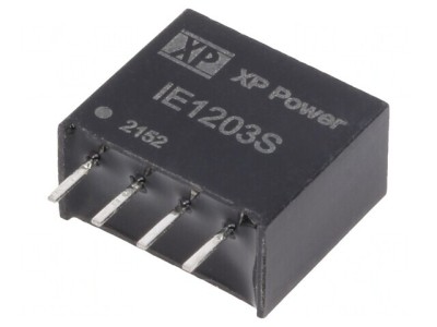 Convertor DC/DC 1W 12V la 3.3V 300mA SIP THT foto