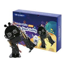 Kit educational robot biped, ACEBOTT QD021, proiect pentru Arduino ESP32, ACEBOTT ESP8266, conexiune WIFI, 8ani +
