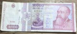 BNKRO05 Bancnota veche 10000 lei 2000 Nicolae Iorga Sarpele Glykon hirtie Romania zece mii lei circulata colectie