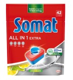 Cumpara ieftin Detergent pentru masina de spalat vase Somat All in one Extra, 42 spalari