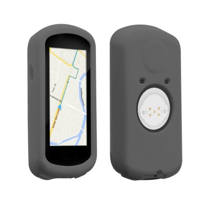 Husa de protectie pentru GPS Garmin Edge 1030/Edge 1030 Plus, Kwmobile, Gri, Silicon, 43314.22 foto