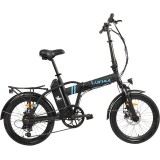 Bicicleta electrica pliabila neagra Sirio 20&quot; cu frane pe disc