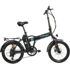 Bicicleta electrica pliabila neagra Sirio 20&quot; cu frane pe disc