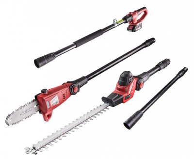 Fierastrau telescopic pentru crengi si gard viu 2 in 1 RDP-PSHT20, 2 Ah, Raider 075740 foto