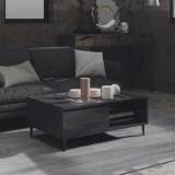 Cumpara ieftin Măsuță de cafea, gri extralucios, 90x60x35 cm, lemn prelucrat