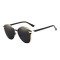 Ochelari de Soare Cat Eye Mirror Black Gold, Polarizați, Include Toc, Săculeț și Lavetă de Curățare, Protecție UV400