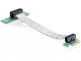 Placa PCI Express x1 cu cablu flexibil stanga, Delock 41839