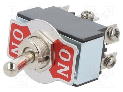 &amp;quot;Comutator basculant DPDT ON-ON 20A/12VDC cu şurub SWITCH COMPONENTS&amp;quot; foto