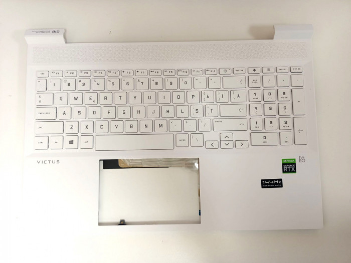 Carcasa superioara cu tastatura palmrest Laptop, HP, Victus 16-D, 16-E, M54737-001, M54737-031, cu iluminare, layout US