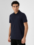 Tricou polo regular pentru bărbați - bleumarin, 4F Sportswear