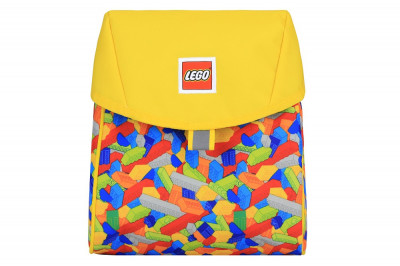 Rucsac Gradinita Lego Tribini Line - Design Bricks Yellow foto