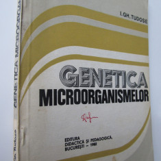 Genetica microorganismelor - I. Gh. Tudose