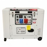 Generator trifazic insonorizat diesel 7.5KW/9.4KVA, AVR , 400/230V, fara ATS