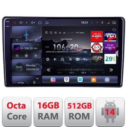 Navigatie NIssan Murano 2004-2009 Android radio gps internet 8 core QLED 2K 16+512 360 Edotec CarStore Technology