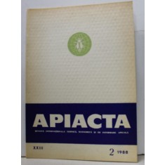 APIACTA , REVISTA INTERNATIONALA TEHNICA , ECONOMICA SI DE INFORMARE APICOLA , NR. 2 , 1988