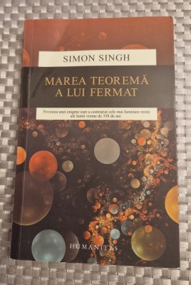 Marea teorema a lui Fermat Simion Singh foto