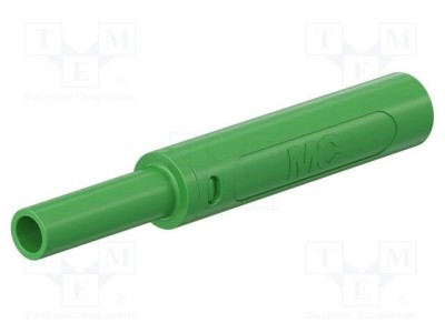Conector banană 4mm 32A 1kV verde &amp;icirc;nşurubare ST&amp;Auml;UBLI foto