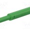 Conector banană 4mm 32A 1kV verde &icirc;nşurubare ST&Auml;UBLI