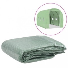 vidaXL Copertină rezervă pentru seră (6,86 m&sup2;), verde, 200x343x200 cm