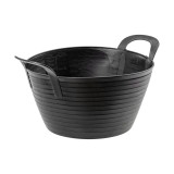 Găleată flexibilă, plastic, Flexbag, negru, 12&nbsp;litri