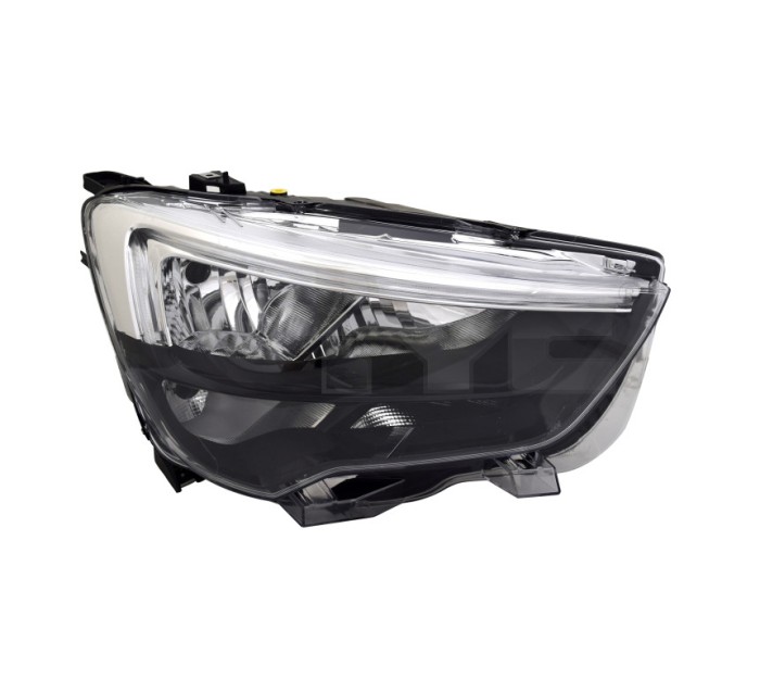 Far Opel Combo/Life, 09.2018-, montare fata, dreapta, cu lumini de zi tip LED; H1+H7+LED; electric; fara motor; halogen, TYC