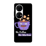 Husa compatibila cu Huawei Nova Y70 model No coffee no workee koffing pokemon, Silicon, TPU, Viceversa, Transparent, Carcasa