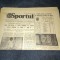 ZIARUL SPORTUL 3 AUGUST 1981