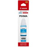 Cartus cerneala Canon GI-490 C, cyan, capacitate 70ml, pentru echipamente