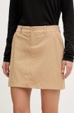 Columbia fustă sport Leslie Falls culoarea verde, mini, drept, 2140391