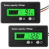 Dispozitiv 2in1,voltmetru si tester baterii auto 12-84V diverse baterii auto - Negru