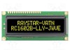 Afișaj LCD alfanumeric 16x2 VA Negative galben-verde RAYSTAR OPTRONICS
