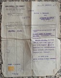 Scrisoare Banca Generala a Tarii Romanesti 1929