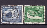 Cumpara ieftin ✅ ( S45 ) Germania Reich 1938 &quot; Graf Zeppelin - 100 ani de la nastere &quot; serie completa Michel 669/670 , stampilata - diverse stampile !