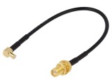 Cablu adaptor MCX-B la SMA-B 150mm -40&divide;85&deg;C