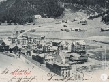 Regalitate Romania, carte postala superba orasul Davos in anii 1900