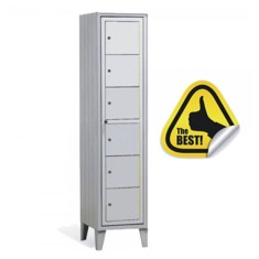VESTIAR METALIC INCHIDERE DEDICATA 6 CASETE 170/06/AC, 400x500x1800 mm (LxlxH), Italia