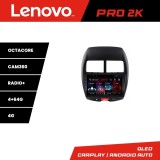 Navigatie Mistubishi ASX Lenovo Kit-026 8 core QLED 2K 4+64 360 Android Waze USB Navigatie Internet Youtube Radio