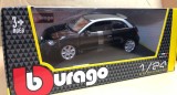 Macheta Bburago Audi A1 negru scara 1:24