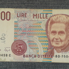 1000 lire 1990 Italia / M. Montessori / seria 750849