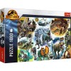 Puzzle Trefl 1000 piese Jurassic World Dinozauri, Recomandat Copii si Adulti